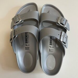 Birkenstock Arizona Essentials EVA metallic silver EU 37